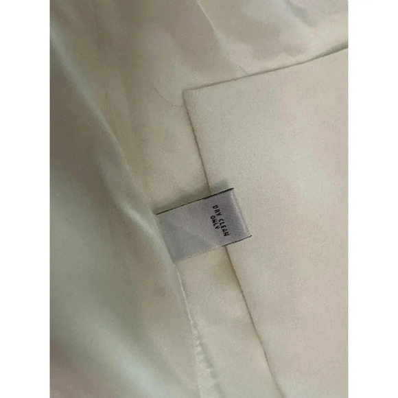 NWT‎ Valerie Stevens Evening Women's White One Button Embroidered Jacket Size 8P - Picture 6 of 13